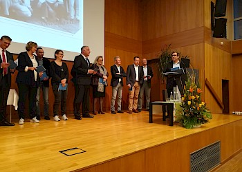 Anerkennende Worte von Absolventen für die Studiengangsvertretung für die geleistete Arbeit im BIS; Foto: BIS LU