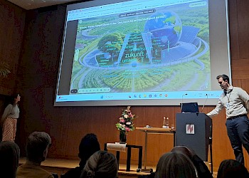 Frau Bjelonic und Ihr Teammitarbeiter, Herr Sohns; Foto: GSRN